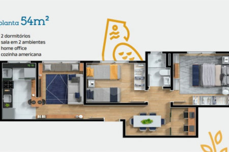 Apartamento à venda com 2 quartos em Parque Residencial Rafael Alcalá, Porto Feliz, SP