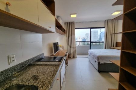 Apartamento à venda ou para alugar com 1 quarto em Pinheiros, São Paulo, SP