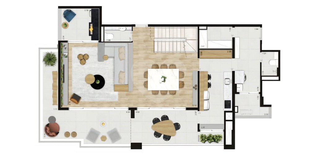 Triplex à venda com 4 suítes em Anhangabaú, Jundiaí, SP
