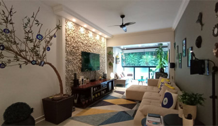 Apartamento à venda com 2 quartos, sendo 1 suíte,  em Pitangueiras, Guarujá, SP