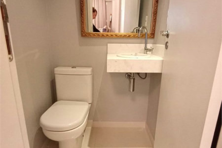 Apartamento Residencial para locação, Boqueirão, Santos - AP0256.