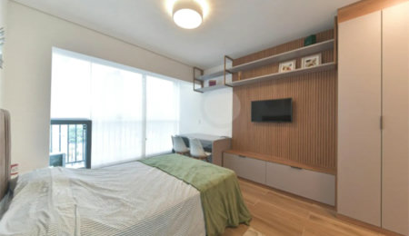 Studio à venda ou para alugar com 1 quarto em Santo Amaro, São Paulo, SP