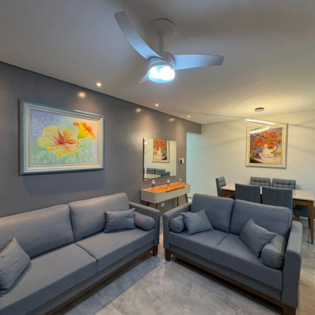 Apartamento com 2 dormitórios à venda, 96 m² por R$ 1.065.000,00 - Aparecida - Santos/SP