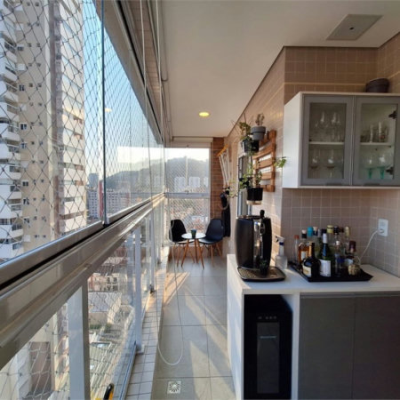 Apartamento Residencial à venda, Campo Grande, Santos - AP1089.
