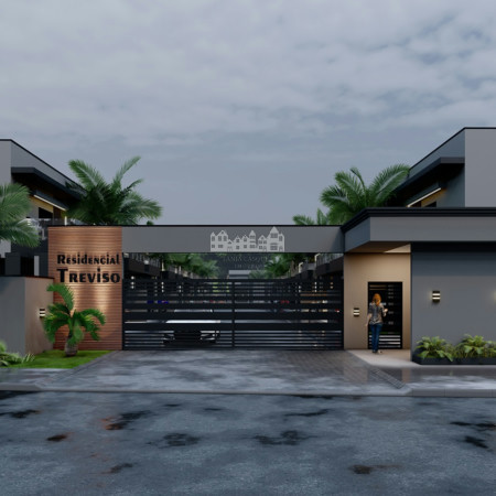 Residencial Treviso: casa em condomínio com área de lazer