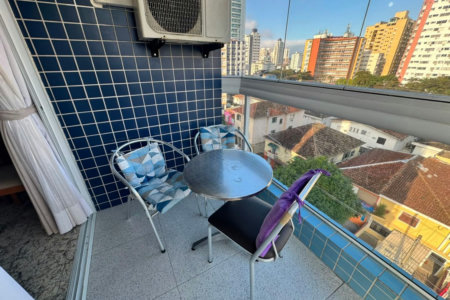 Apartamento com 2 dormitórios à venda, 83 m² por R$ 1.260.000,00 - Aparecida - Santos/SP