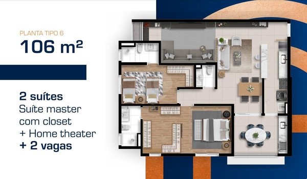 Apartamento 106m² 7