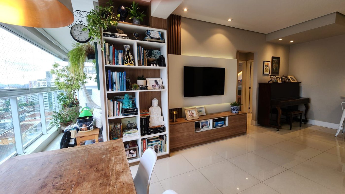 Apartamento com 2 dormitórios à venda, 83 m² por R$ 1.590.000,00 - Boqueirão - Santos/SP
