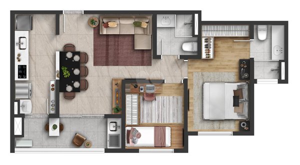 Apartamento 66m² 4