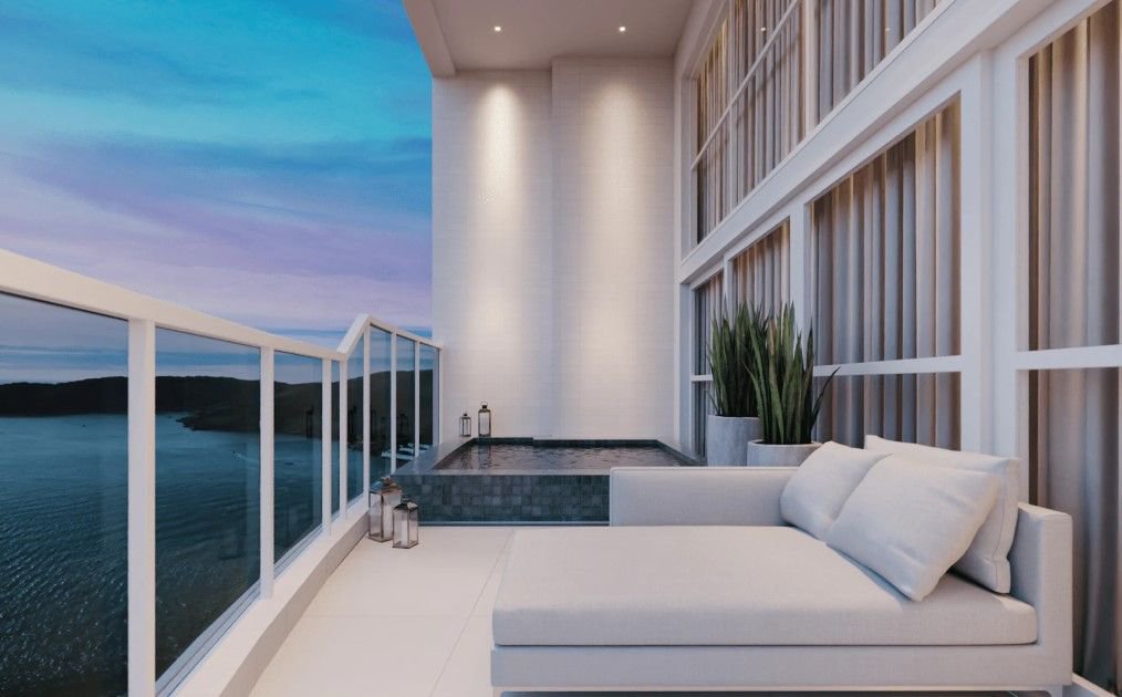 Apartamento Duplex com 4 dormitórios à venda, 500 m² por R$ 8.425.400,00 - Ponta da Praia - Santos/SP
