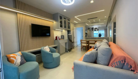 Apartamento à venda ou para alugar com 3 quartos, sendo 1 suíte,  em Riviera de São Lourenço, Bertioga, SP