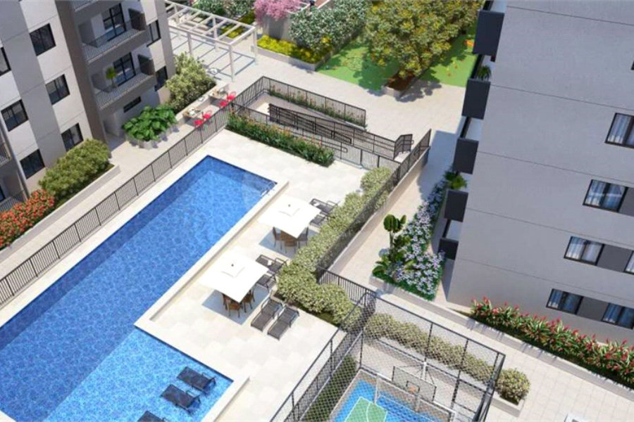 Apartamento à venda com 2 quartos, sendo 1 suíte, em Campo Grande, São Paulo, SP