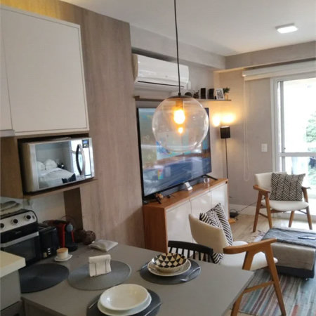 Apartamento à venda com 1 quarto em Brooklin Paulista, São Paulo, SP