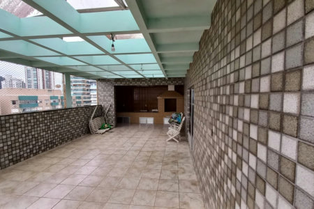 Cobertura com 4 dormitórios à venda, 380 m² por R$ 4.999.999,00 - Gonzaga - Santos/SP