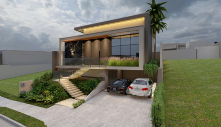 Casa à venda com 5 suítes no condomínio Damha IV, Presidente Prudente - SP