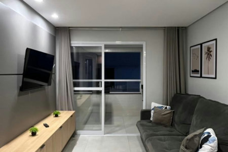 Apartamento à venda com 1 suíte em Caiçara, Praia Grande, SP