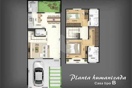 Casa à venda com 2 suítes no condomínio Residencial Américo de Figueiredo, Sorocaba - SP