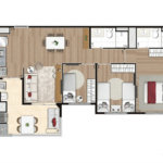 Apartamento à venda com 2 quartos, sendo 1 suíte,  em Jaguaré, São Paulo, SP