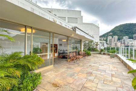 Cobertura à venda com 7 quartos, sendo 3 suítes,  em Lagoa, Rio de Janeiro, RJ