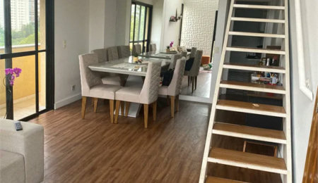 Duplex à venda com 2 quartos, sendo 1 suíte,  em Paraíso do Morumbi, São Paulo, SP