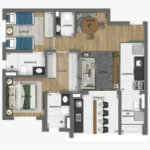 Apartamento à venda com 2 suítes em Indianópolis, São Paulo, SP