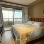 Apartamento mobiliado no Planalto Paulista com 1 dormitório e varanda.