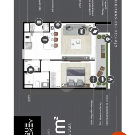 Apartamento à venda com 1 suíte em Pinheiros, São Paulo, SP