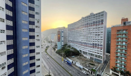 Apartamento com 3 dormitórios para alugar, 160 m² por R$ 9.200,00 - José Menino - Santos/SP