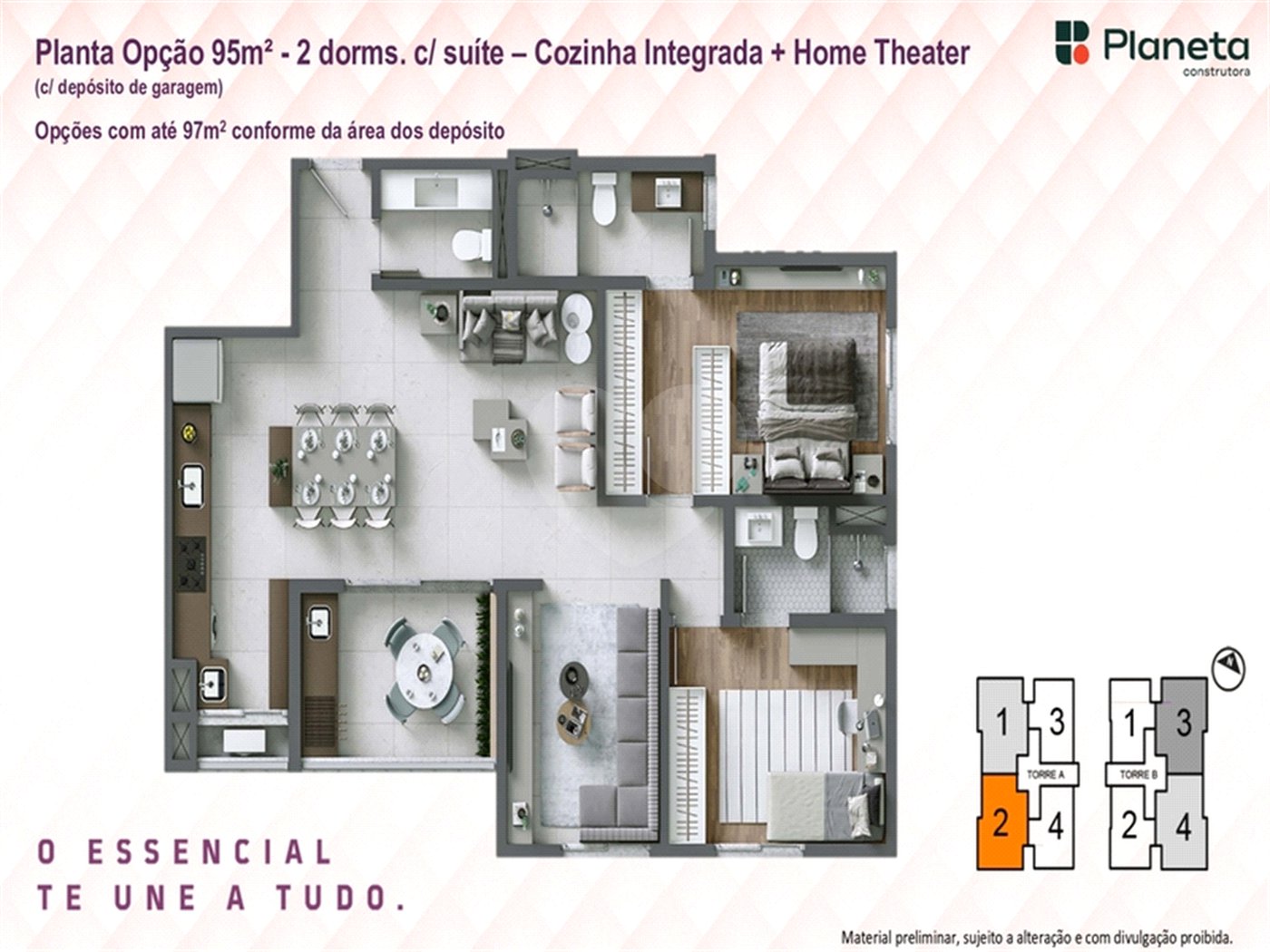 Apartamento à venda com 1 quarto em Além Ponte, Sorocaba, SP