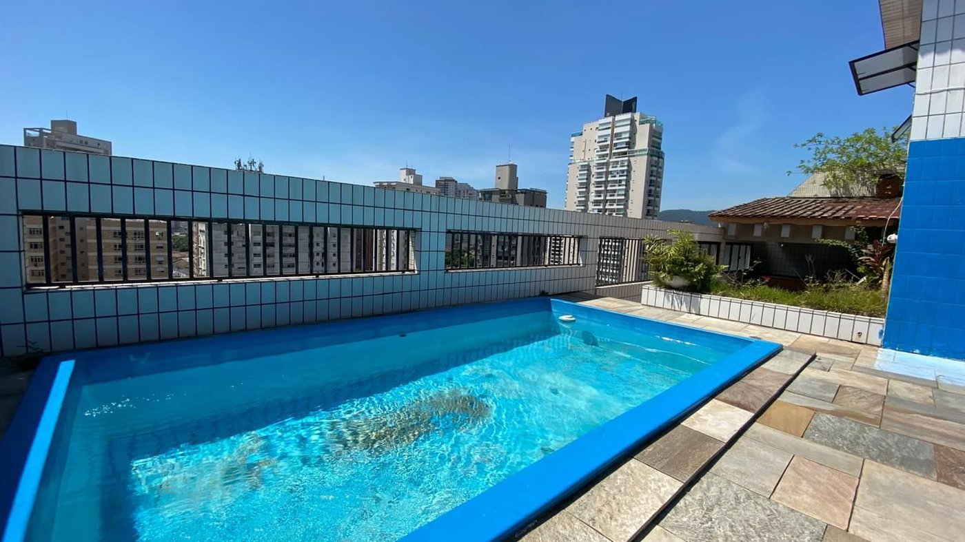 Cobertura com 4 dormitórios à venda, 400 m² por R$ 2.580.000,00 - Ponta da Praia - Santos/SP