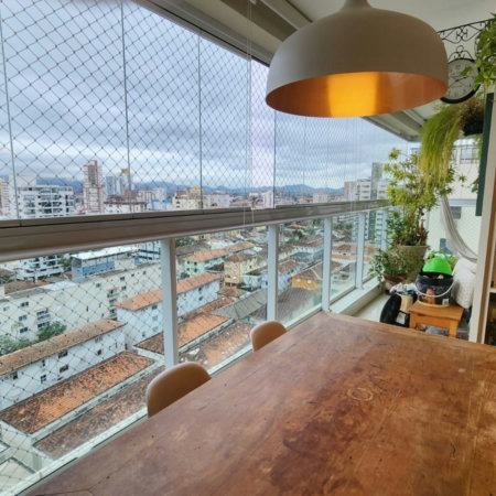 Apartamento com 2 dormitórios à venda, 83 m² por R$ 1.590.000,00 - Boqueirão - Santos/SP
