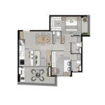 Apartamento à venda com 2 suítes em Mirandópolis, São Paulo, SP