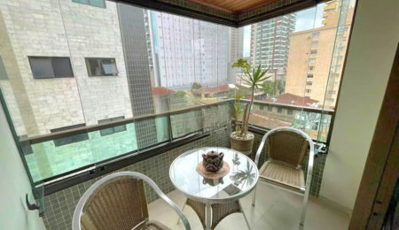 Apartamento com 2 dormitórios à venda, 110 m² por R$ 1.150.000,00 - Gonzaga - Santos/SP