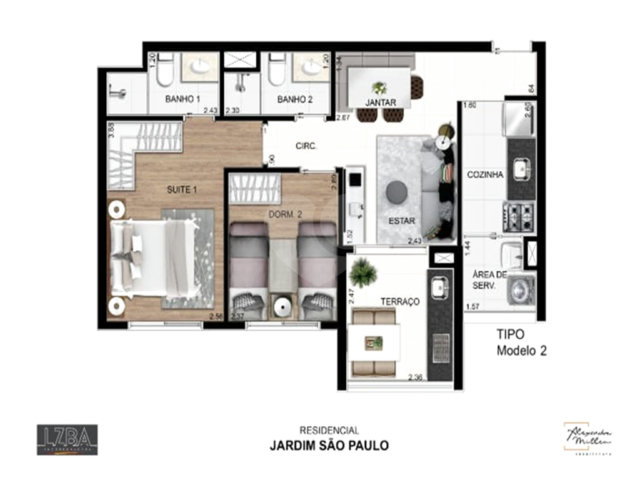 Apartamento à venda com 2 quartos, sendo 1 suíte,  em Santana, São Paulo, SP