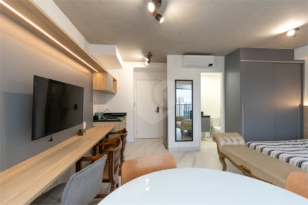 Apartamento à venda ou para alugar com 1 quarto em Vila Pompéia, São Paulo, SP