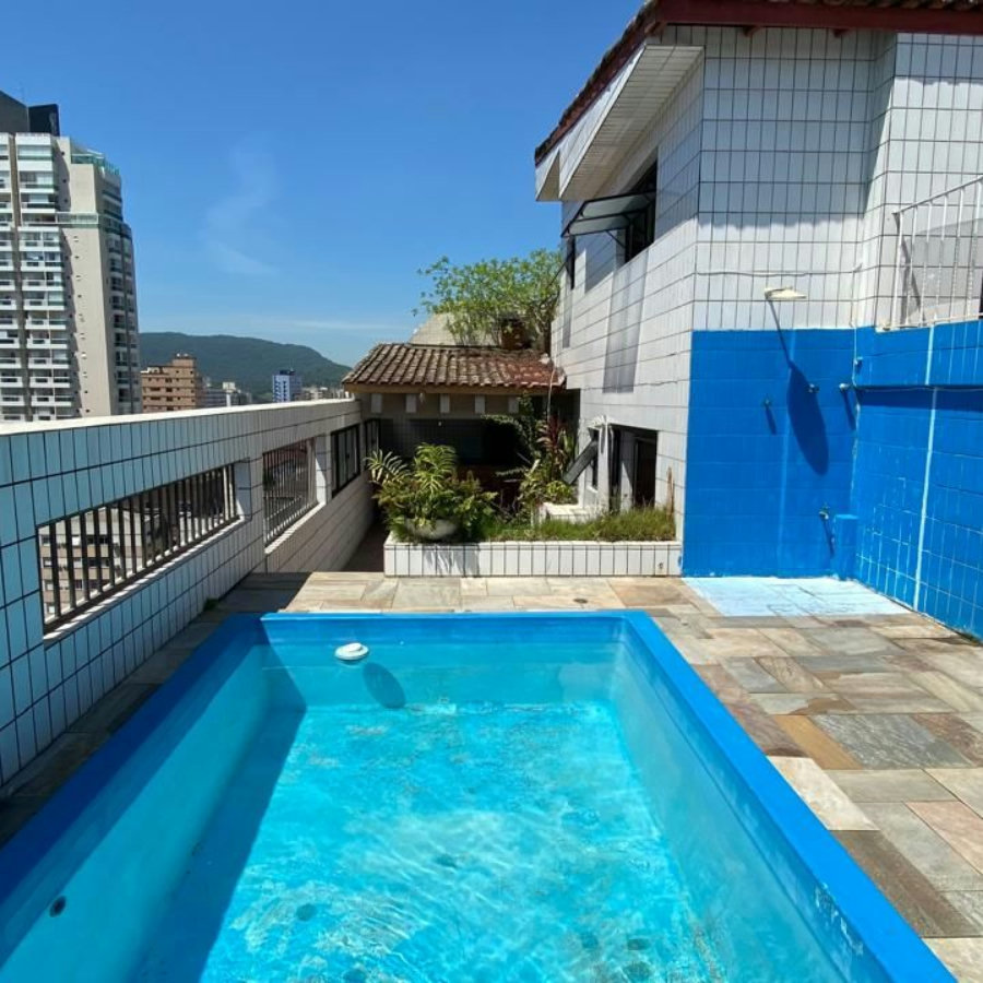 Cobertura com 4 dormitórios à venda, 400 m² por R$ 2.580.000,00 - Ponta da Praia - Santos/SP