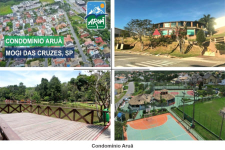 Casa à venda com 4 quartos, sendo 2 suítes, no condomínio Aruã, Mogi das Cruzes - SP