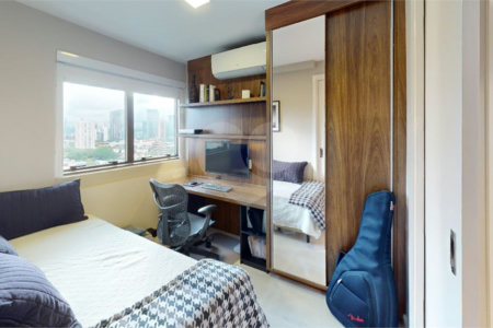 Apartamento à venda ou para alugar com 2 quartos, sendo 1 suíte, em Brooklin Paulista, São Paulo, SP