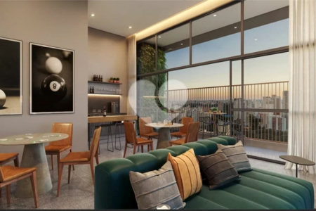 Apartamento à venda com 1 quarto em Perdizes, São Paulo, SP