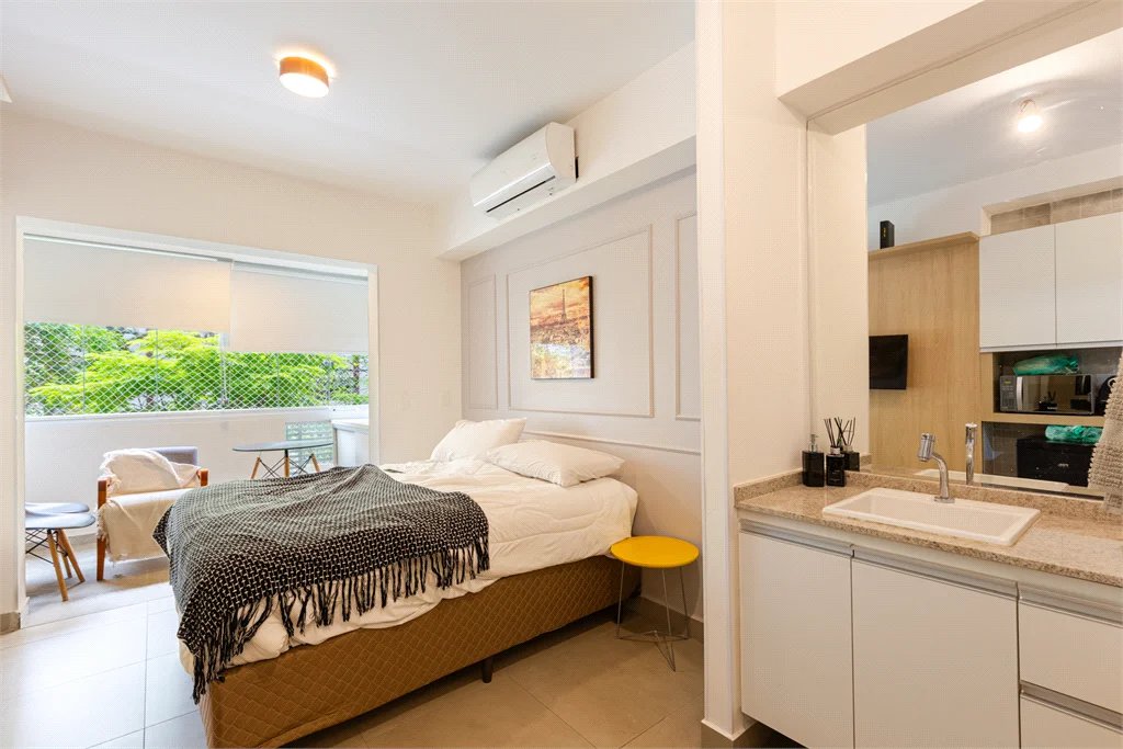 Apartamento à venda ou para alugar com 1 quarto em Vila Madalena, São Paulo, SP