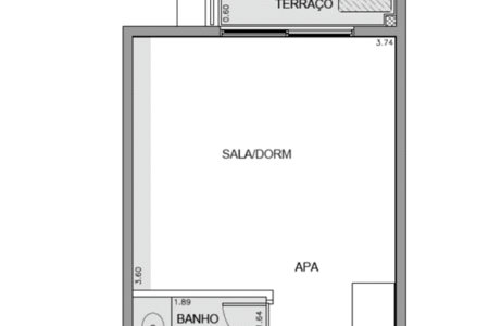 Studio à venda com 1 quarto em Pinheiros, São Paulo, SP