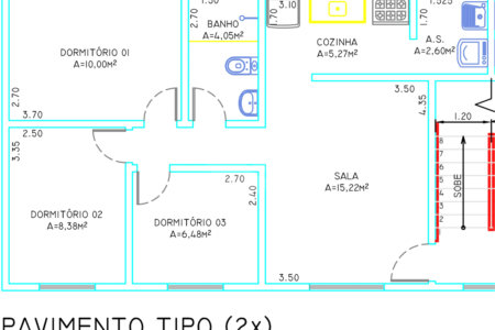 Apartamento à venda com 3 quartos em Conjunto Habitacional Brás Cubas, Mogi das Cruzes, SP