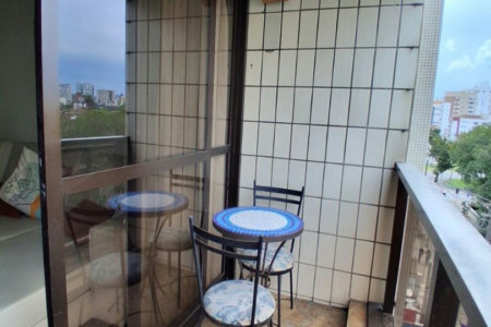 Apartamento com 3 dormitórios para alugar, 135 m² por R$ 6.500,00/mês - Pompéia - Santos/SP