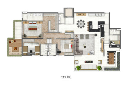 Apartamento à venda com 3 suítes em Cidade Jardim, São Paulo, SP