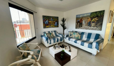 Apartamento com 3 dormitórios à venda, 120 m² por R$ 930.000,00 - Balneário Cidade Atlântica - Guarujá/SP