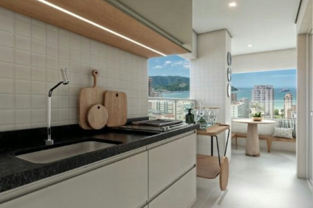 Apartamento com 2 dormitórios à venda, 89 m² por R$ 1.170.000,00 - Aparecida - Santos/SP