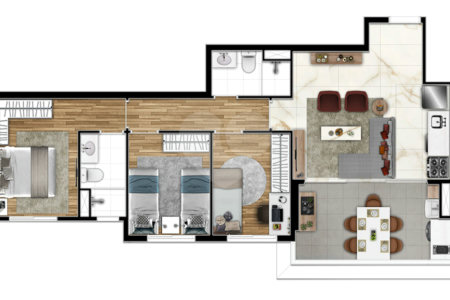Apartamento à venda com 3 quartos em Barra Funda, São Paulo, SP