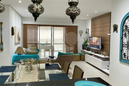 Apartamento à venda com 3 quartos, sendo 1 suíte,  em Jardim Belmar, Guarujá, SP