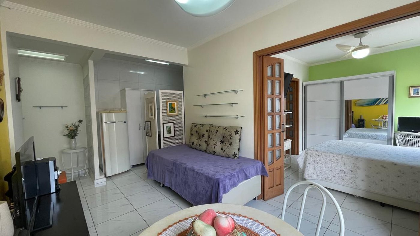 Apartamento com 1 dormitório à venda, 37 m² por R$ 390.000,00 - Boqueirão - Santos/SP