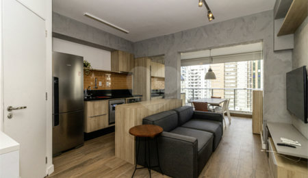 Apartamento para alugar com 1 suíte em Indianópolis, São Paulo, SP